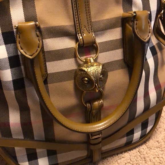 Burberry Owl Satchel Tote - Picture 3 of 8